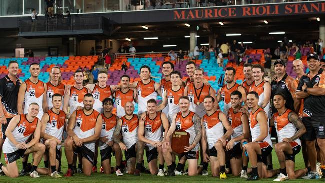 NTFL Buffaloes' mens side beat the Essendon Bombers. Picture: Pema Tamang Pakhrin