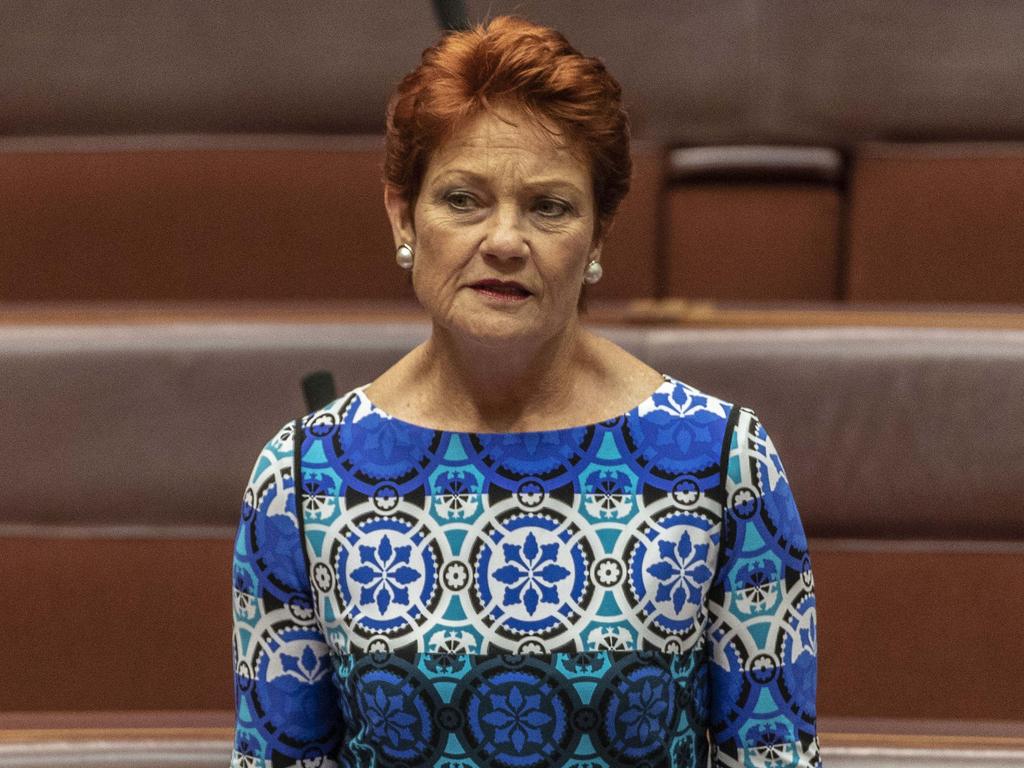 Senator Pauline Hanson has labelled Queensland Premier Annastacia Palaszczuk ‘pig-headed’ over the border debate. Picture Gary Ramage