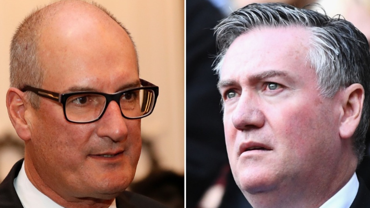 Eddie McGuire has slammed David Koch for his comments about Mick Malthouse.