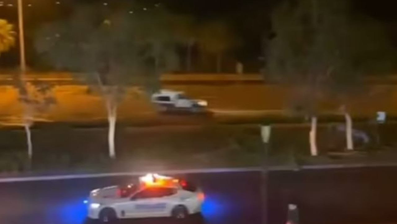 ute moment knocks down man