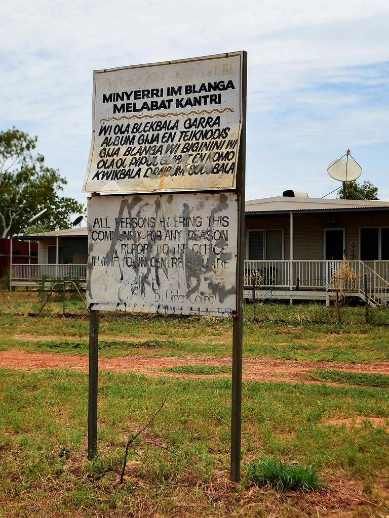 Minyerri Community which is located 480kms southeast of Darwin, NT. Picture: Justin Kennedy