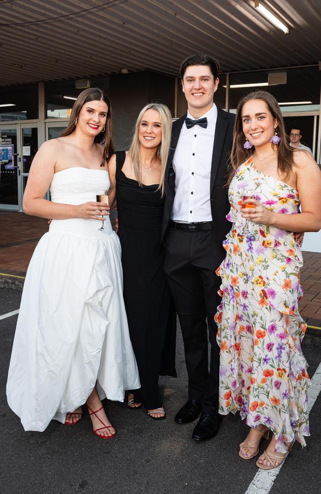 Representing Accession3 are (from left) Jordan Rigby, Mackenzie Robinson, TJ Rigby, Annabelle Lyndon at the Little Pig Consulting Business Excellence Awards at Rumours International, Saturday, October 19, 2024. Picture: Kevin Farmer