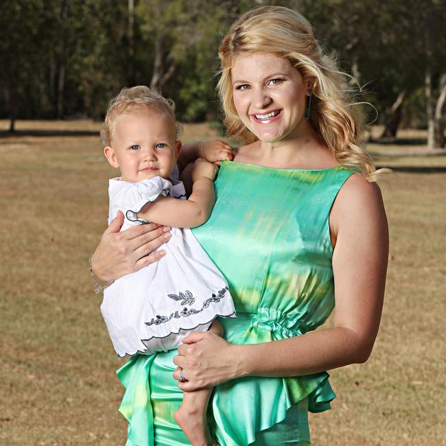 Singer Mirusia Louwerse with daughter Sascha. Picture Annette Dew