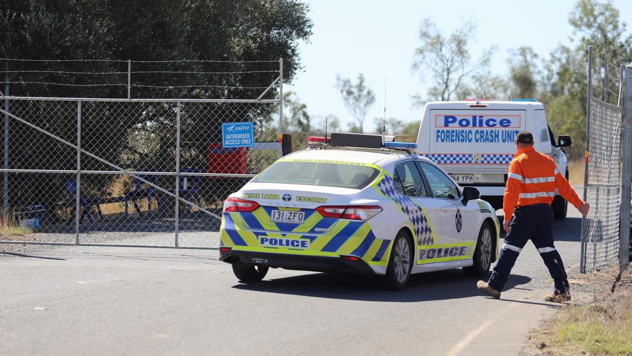 Emergency services were called to the Sojitz Gregory Crinum Coal Mine on Lilyvale Road near Emerald about midnight. , Workers were undertaking roof support works when the roof collapsed and a section of wall and ceiling fell. Paramedics assessed a 60-year-old man for critical injuries, however he died at the scene. His family has been notified of his death Picture Steve Vit