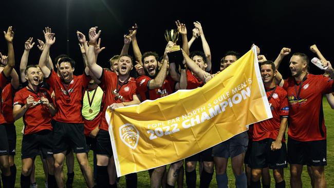 Leichhardt ended a long drought to win the FQPL Far North men’s title in 2022. Picture: Brendan Radke