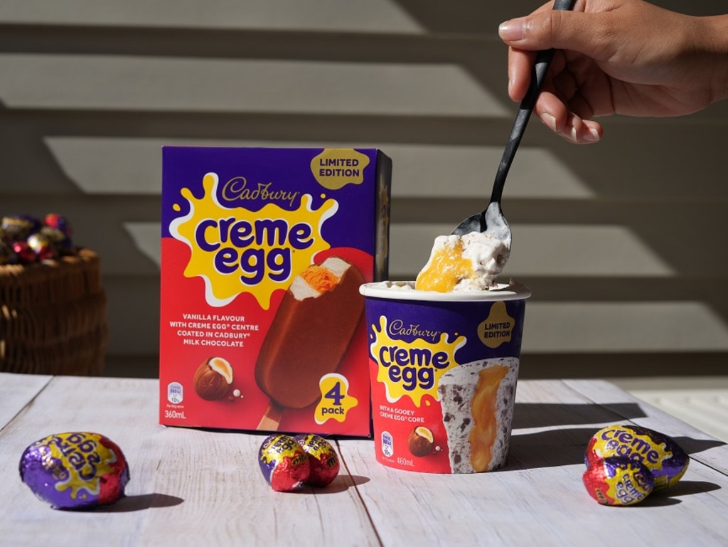 Cadbury and Peters Ice Cream collaborated on the ‘irresistible’ sweet treat. Picture: Supplied