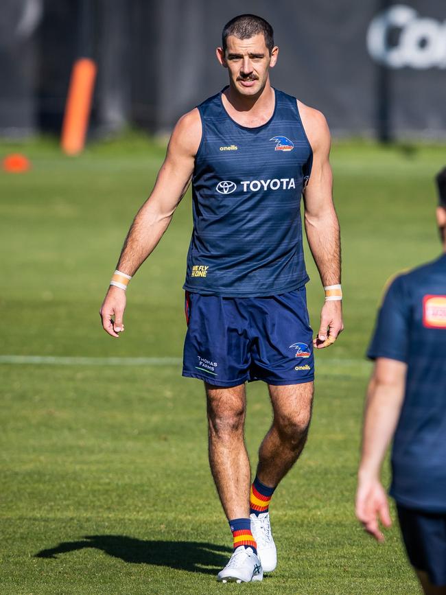 Adelaide Crows player Taylor Walker remembered Mr Januszke as a proud father and close friend. Picture: Tom Huntley