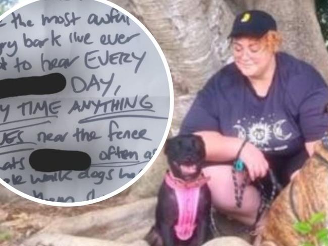 ‘Shut the f**k up’: Neighbour’s vicious letter threat to dogs