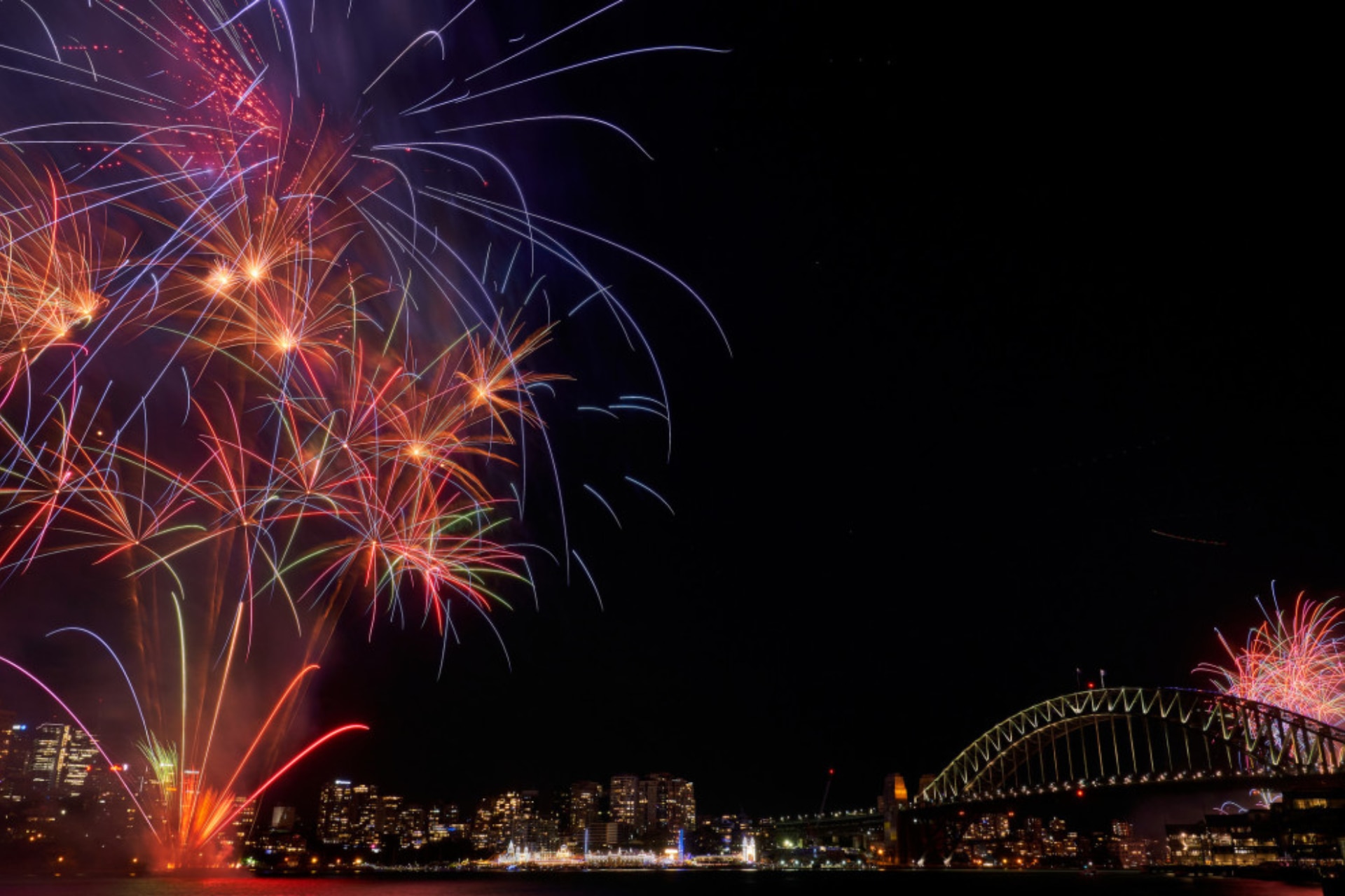 <p><i>Image credit: courtesy of City of Sydney</i></p><h3><b>Watch the New Year&rsquo;s Eve fireworks harbourside&nbsp;</b></h3><p>There are few firework displays as renowned&mdash;both nationally and globally&mdash;as Sydney&rsquo;s New Year&rsquo;s Eve spectacular. Though the Harbour Bridge is obviously the jewel in the Sydney firework display&rsquo;s crown, there&rsquo;s a number of spots fireworks get released from around the harbour and over 40 vantage points to watch from. Though beware the crowds&mdash;if you really want prime position, it pays to play the long game.&nbsp;</p><p><i>For more information on Sydney&rsquo;s New Year&rsquo;s Eve fireworks, visit </i><a href="https://www.sydneynewyearseve.com/" target="_blank" rel="noopener"><i>sydneynewyearseve.com</i></a></p>