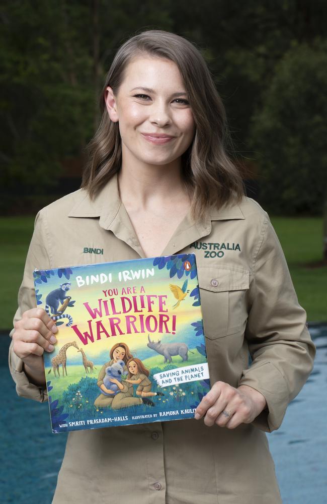 Bindi Irwin photographed at Australia Zoo. Picture: Russell Shakespeare