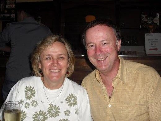 Sydney couple James and Ruth Halliwell were in a small riverboat that got smashed by the MSC Opera in Venice. Picture: Facebook