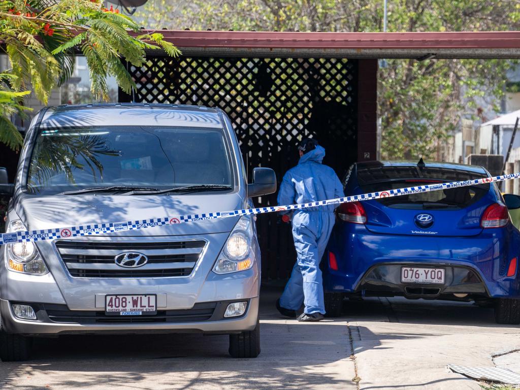 A crime scene has been established following the tragic discovery. Picture: NewsWire / Cameron Laird