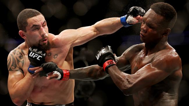 Robert Whittaker could get a third shot at Israel Adesanya. (Photo by Carmen Mandato/Getty Images)