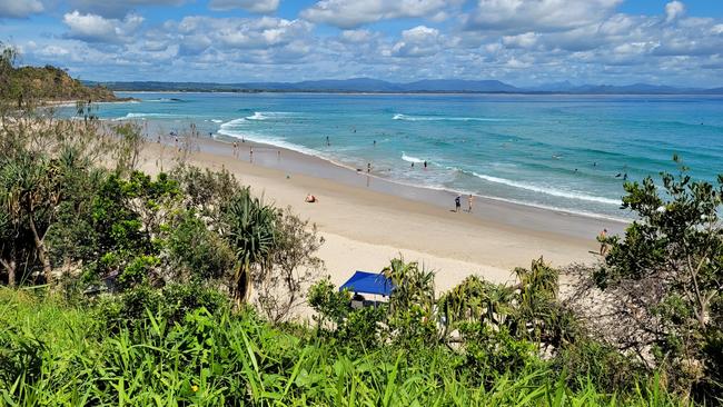 Popular Byron destination Wategos Beach. Picture: Mark Goldstein