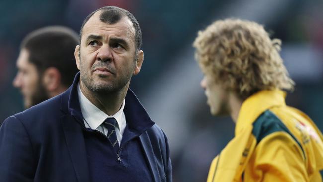 Michael Cheika won’t be getting an early Christmas present. (Adrian Dennis / AFP)