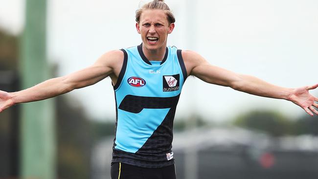 Lachie Whitfield at GWS training.