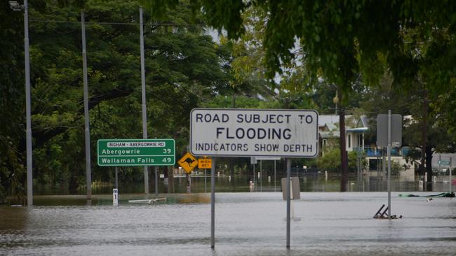 Photographs from the flooding disaster in Ingham, Hinchinbrook, North Queensland, on Wednesday. Picture: Cameron Bates