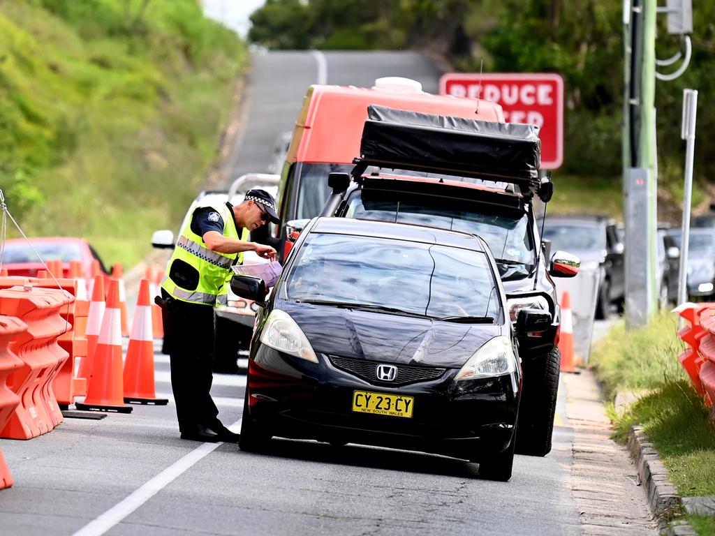 Queensland police will be checking every car. Picture: NCA NewsWire / Dan Peled