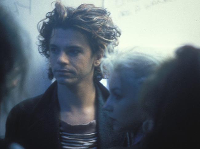 A new photo of Michael Hutchence in Mystify. Picture: Supplied