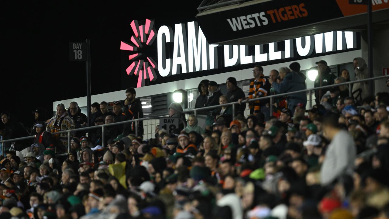 A wild brawl marred the Tigers v Rabbitohs game. Picture: NRL Photos