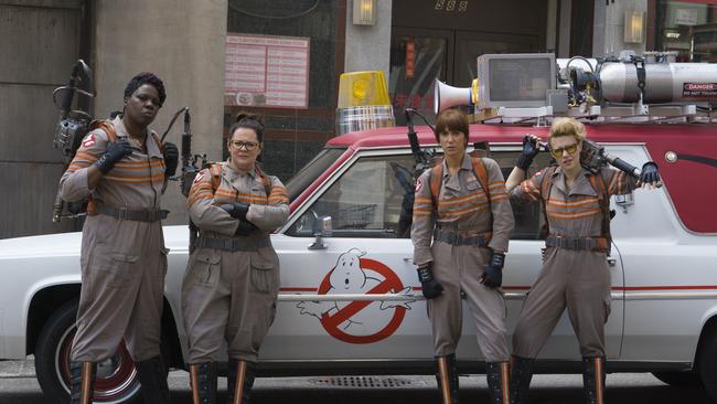 Ghostbusters 2016 style: Leslie Jones, Melissa McCarthy, Kristen Wiig and Kate McKinnon.