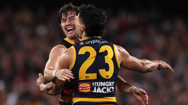 Ned McHenry has been the substitute 11 times over the past two seasons. Picture: James Elsby/AFL Photos via Getty Images