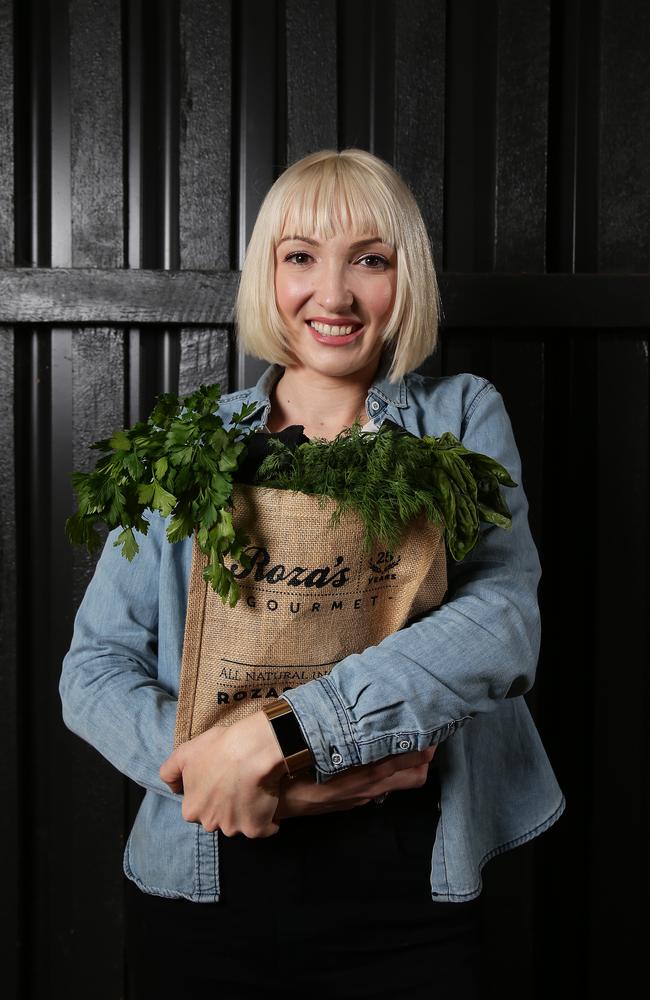 Jasmin Robertson, director of Roza's Gourmet. Picture: AAP Image/Claudia Baxter