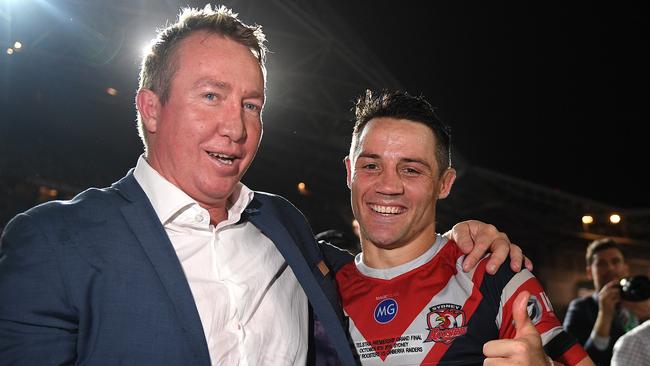 Cooper Cronk had immediate success at the Roosters. (AAP Image/Dan Himbrechts)