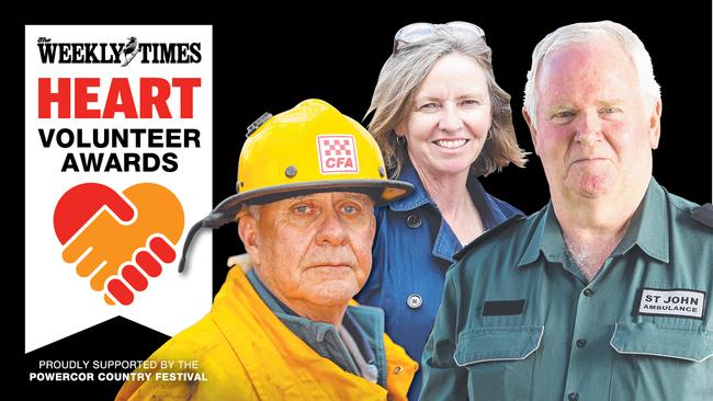 <i>The Weekly Times</i> Heart Volunteer Awards, supported by the Powercor Country Festival, honour the selfless people who are crucial to rural communities.