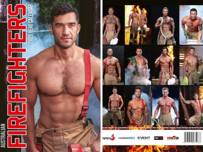 2025 Firefighters Calendar 'Hero Calendar'. Picture: Australian Firefighters Calendar.