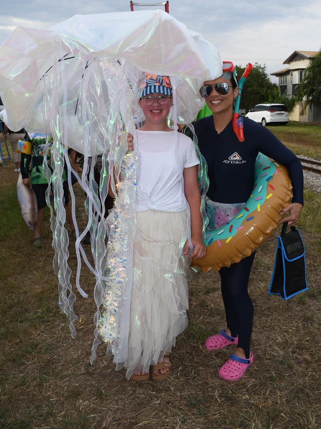 Photographs from the Maraka Festival Street Parade around the Ingham central business district on Saturday. In an ‘Under the Sea’-themed celebration of all things Hinchinbrook, school students, community organisations, emergency responders and contestants vying for the prized Queen and Princess titles paraded around Rotary Park in the centre of the town. Picture: Cameron Bates