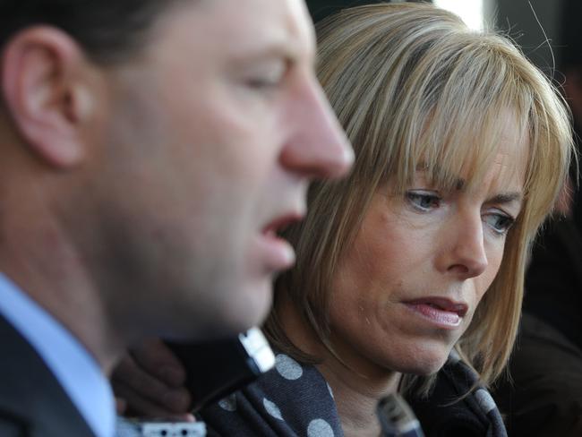 Kate and Gerry McCann denied recent reports that they had been informed by police what happened to their daughter. Picture: AFP