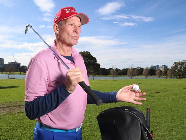 Sam Newman fired up over Covid golf bans. Picture: Alex Coppel.