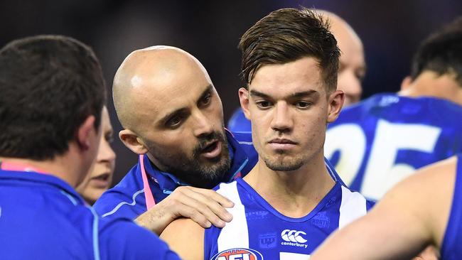 Kangaroos coach Rhyce Shaw enjoyed immediate success once taking over at North in 2019. Pic: AAP