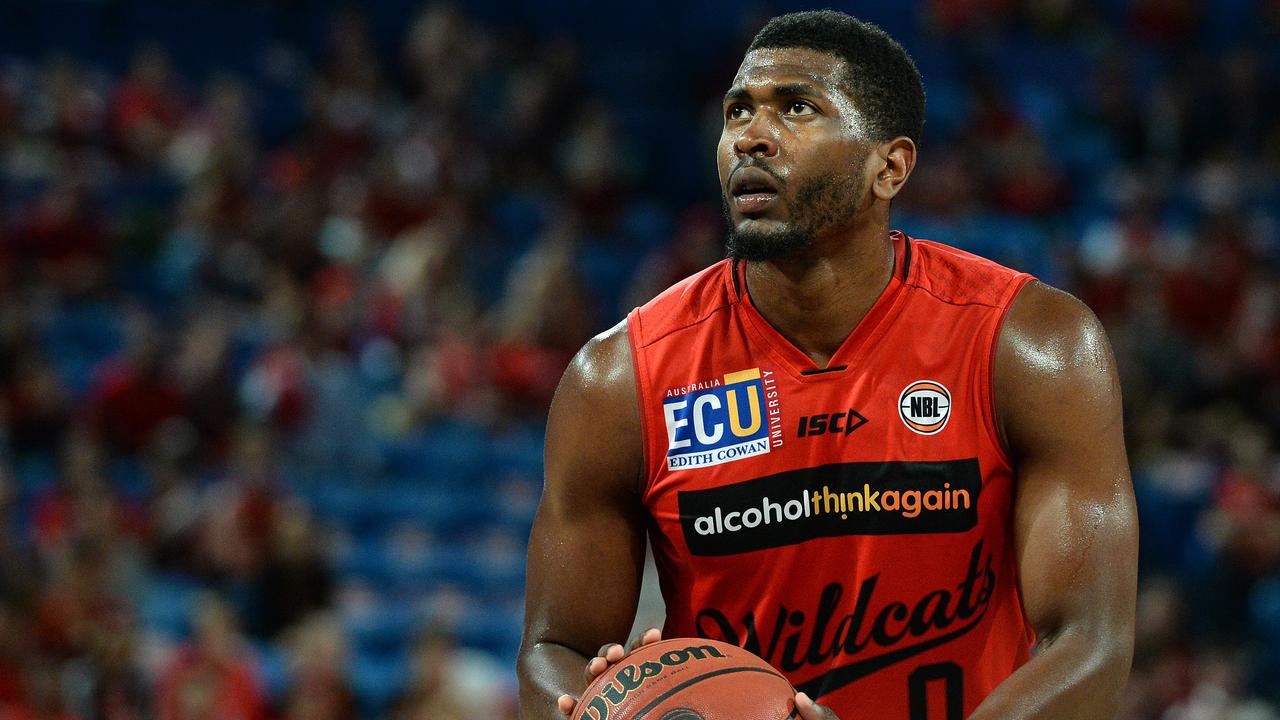 SPORT - NBL - Perth Wildcats v Adelaide 36ers, Perth Arena. Photo by Daniel Wilkins. PICTURED - Perth's Jermaine Beal takes a free throw at the end of the second quarter