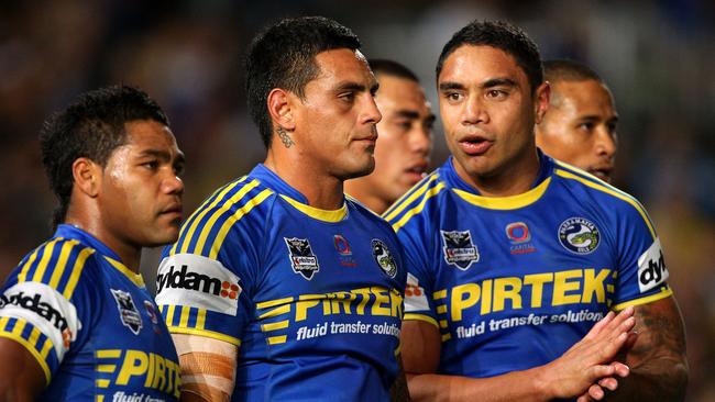 Reni Maitua during his time with the Eels.