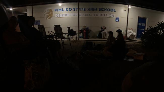 Townsville parents have camped outside Pimlico State High School overnight to secure their children a spot for 2021.