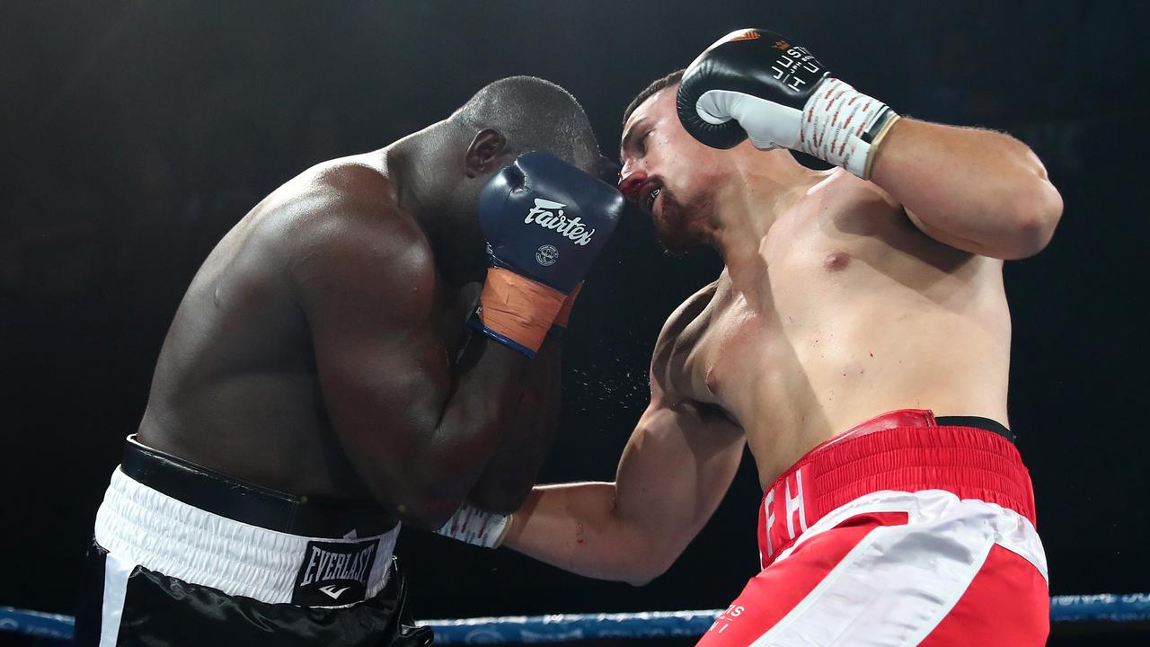 Arsene Fosso lost to Justis Huni in December 2020. (Photo by Chris Hyde/Getty Images)