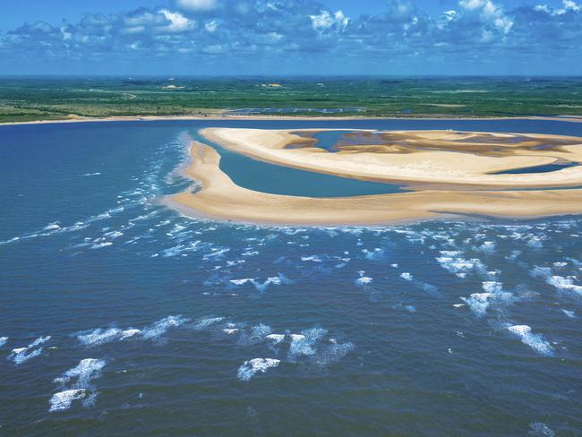 One of the beaches before it was hit by the oil spill.