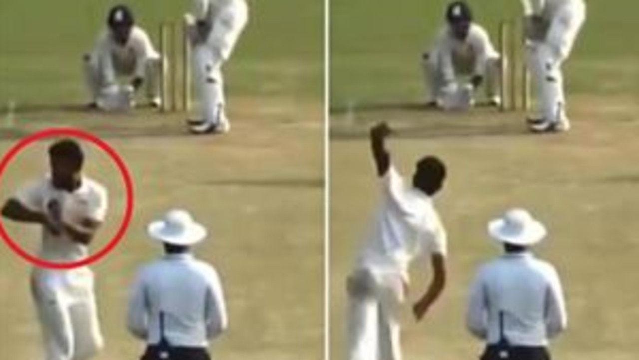 Shiva Singh was called for a dead ball for distracting the batsmen with a 360 manoeuvre prior to a delivery.