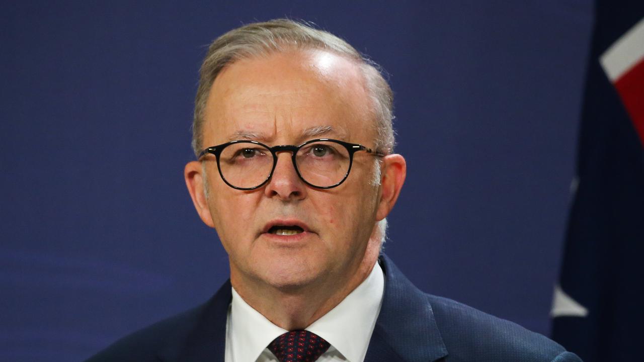 Prime Minister Anthony Albanese says he will not be satisfied until domestic violence is eliminated. Picture: NCA Newswire / Gaye Gerard