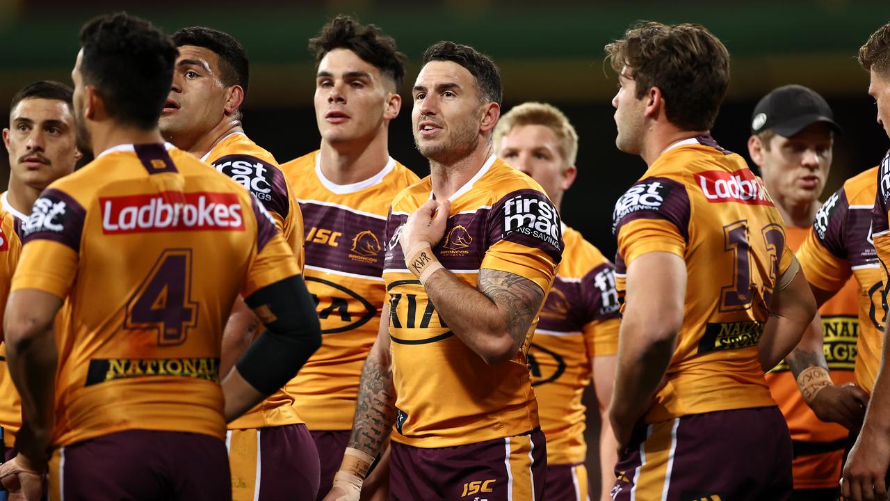 The Broncos defence was not up to NRL standard against the Roosters.