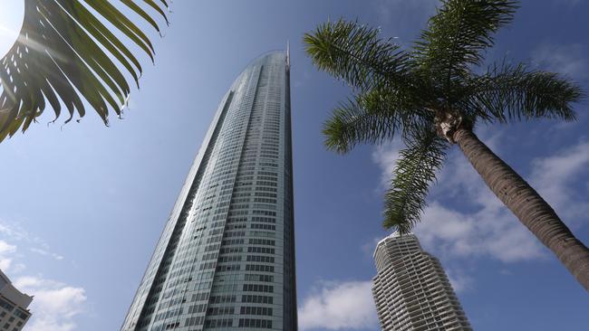 The Q1 Tower in Surfers Paradise. Picture: Regi Varghese