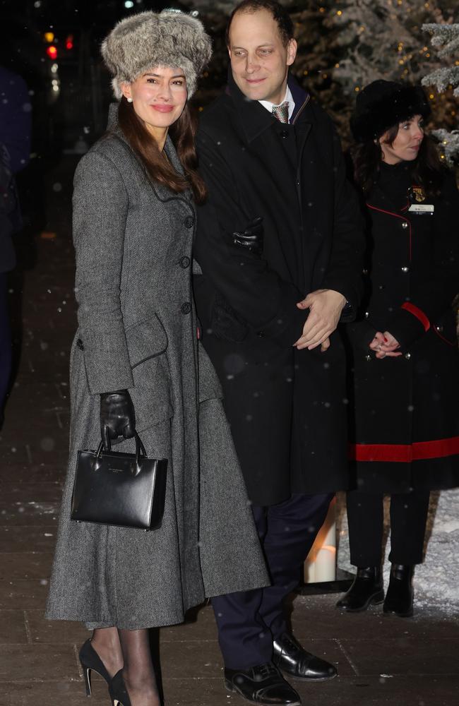 Sophie Winkleman, Lady Frederick Windsor with Lord Frederick Windsor attending the 'Together at Christmas' Carol Service at Westminster Abbey. Picture: Getty Images