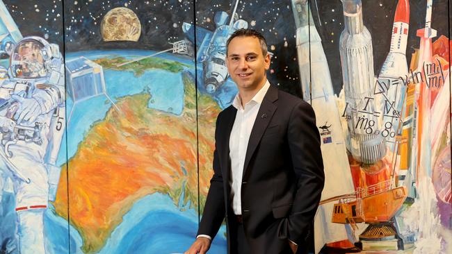 Enrico Palermo, the new head of the Australian Space Agency, based at Lot 14 in Adelaide. Picture: Kelly Barnes