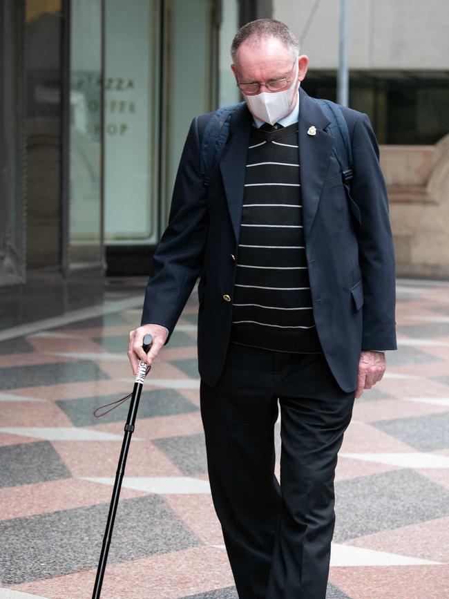 Higgins outside court. Picture: NCA NewsWire/Bianca De Marchi