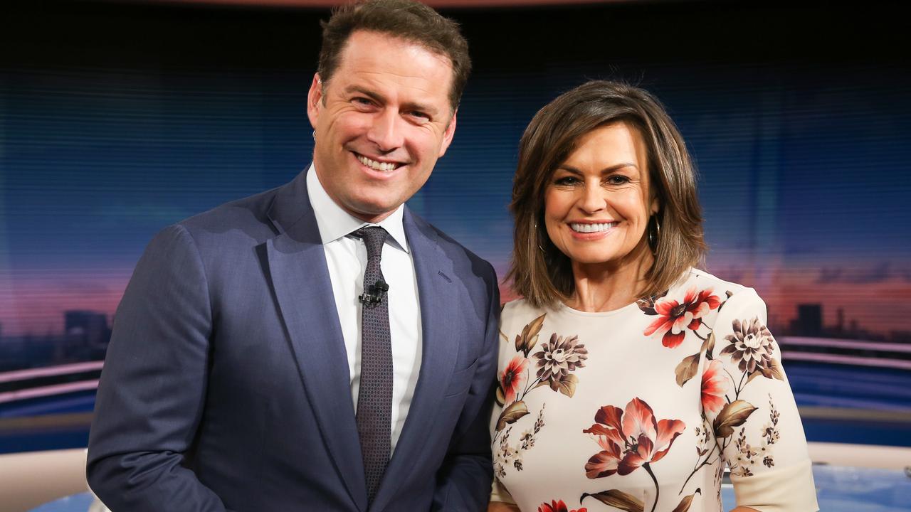 Karl Stefanovic and Lisa Wilkinson. Picture: Renee Nowytarger