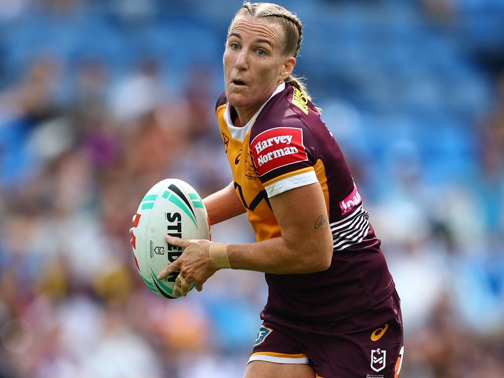 Ali Brigginshaw has been brave with her injury battles all season. Picture: Chris Hyde/Getty Images