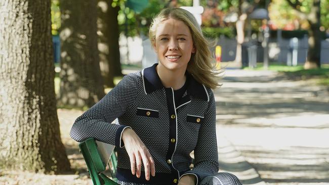 Liberal candidate for Kooyong Amelia Hamer has formally conceded defeat. Picture: Luis Enrique Ascui