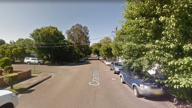 Residents in Cranbrook Street saw the man jumping fences. Picture: Google Maps